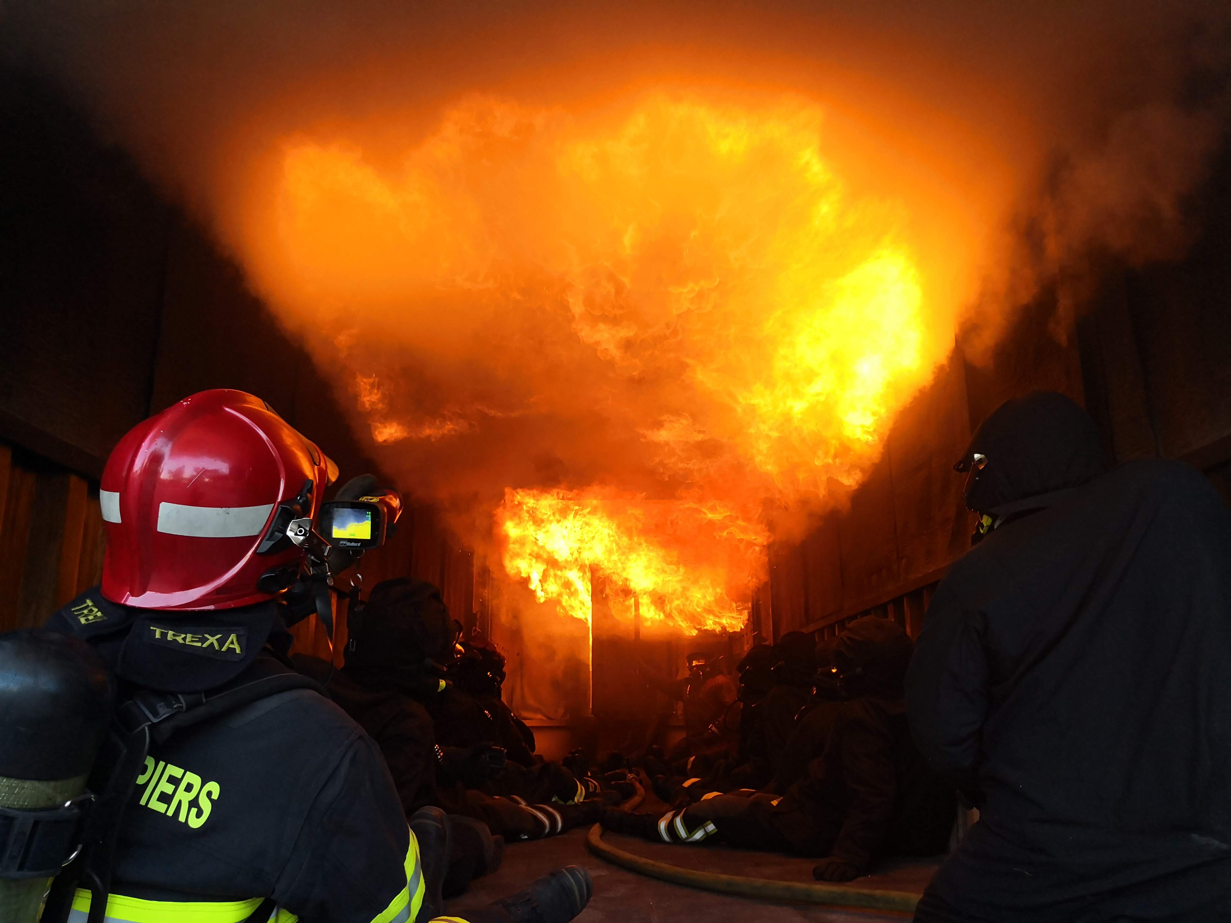 Lire la suite à propos de l’article Exercice en caisson feu